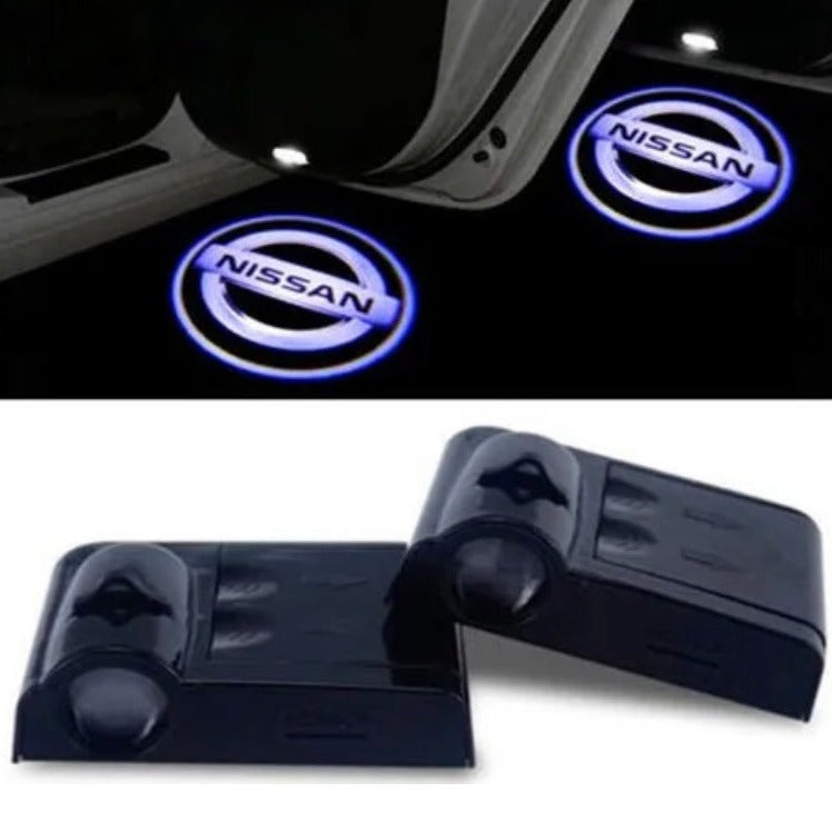 Proiettore di luce di benvenuto con logo 3D della porta dell'auto