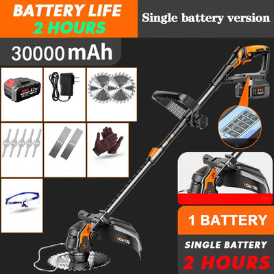 Tosaerba elettrico ricaricabile a batteria al litio per uso agricolo