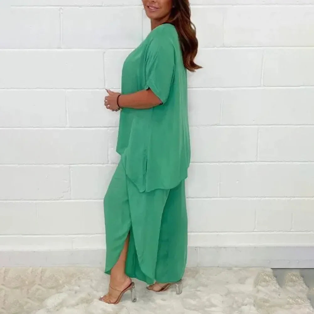 Set da donna casual e confortevole a due pezzi