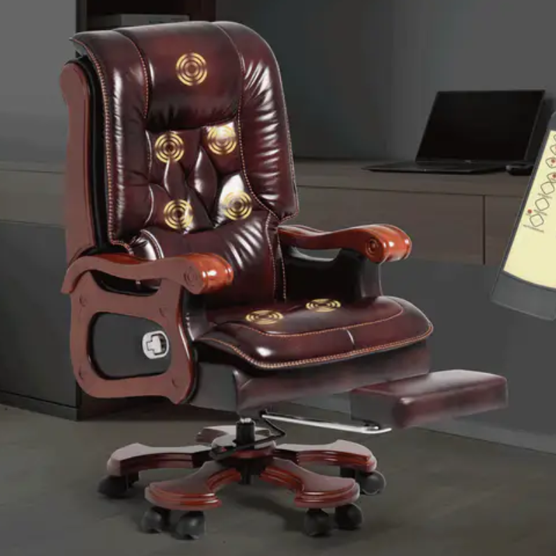 Sedia da ufficio massaggiante di lusso