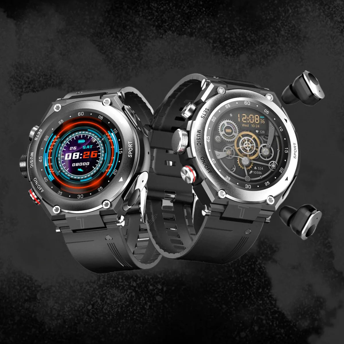 OROLOGIO INTELLIGENTE CON CUFFIE WIRELESS