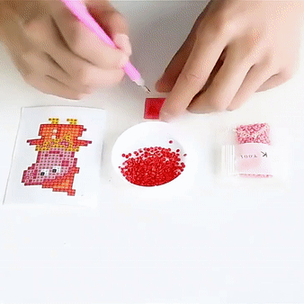 Diamond Painting™ - Creativi con i diamanti - Kit di adesivi