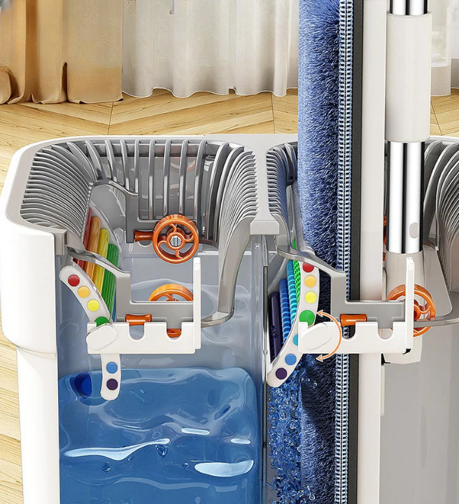 Pulizia della casa 360° Secchio mop multiuso con set strizzatore