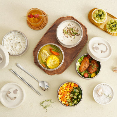 CONTENITORE PORTATILE ISOLATO PER IL PRANZO