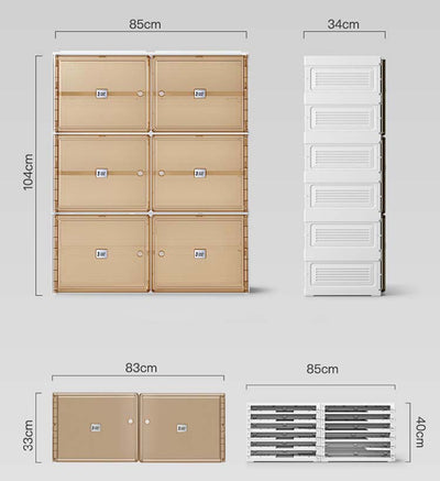 Organizzatore portatile per scarpiere