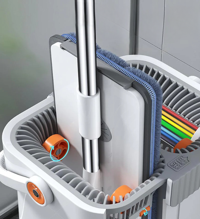 Pulizia della casa 360° Secchio mop multiuso con set strizzatore