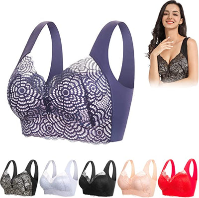 Reggiseno detox  senza fili in pizzo per donna