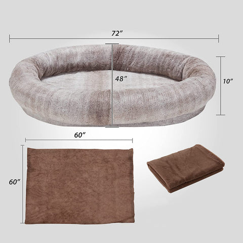 Pacchetto di letti per cani umani