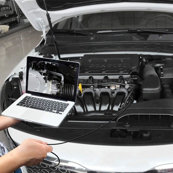 Telecamera per endoscopio con luce