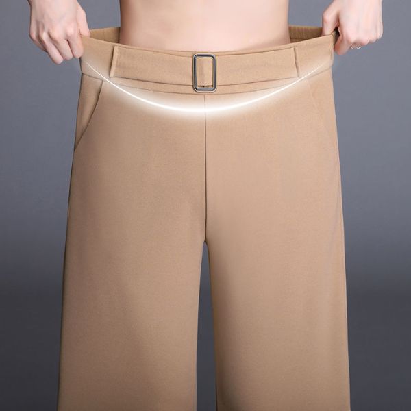 Pantaloni skinny a gamba larga con elegante chiusura a zip TT