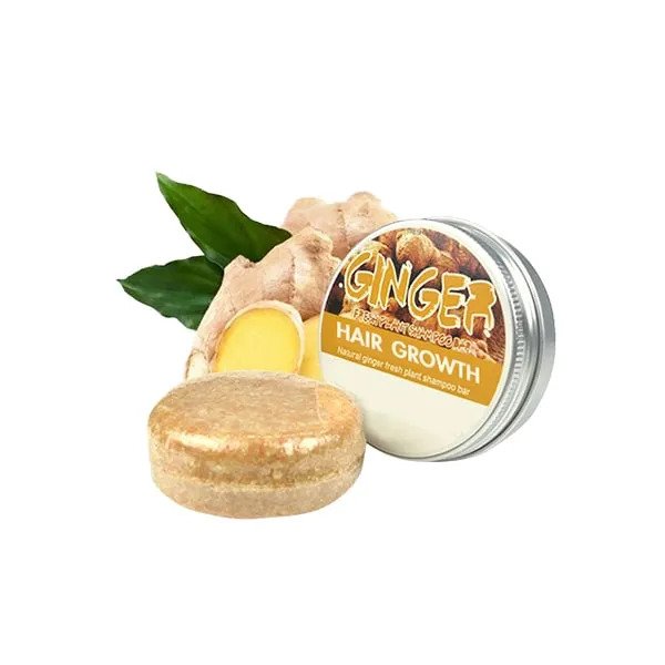 Barretta di shampoo per la ricrescita dei capelli allo zenzero