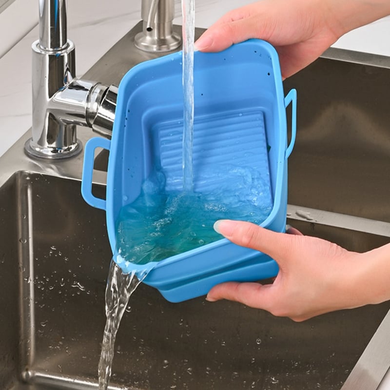 Teglia da forno pieghevole in silicone per friggitrice ad aria