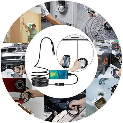 Telecamera per endoscopio con luce