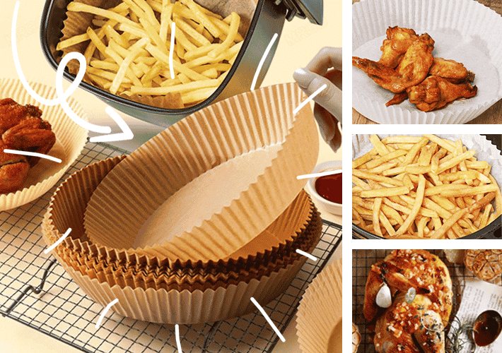 FODERA DI CARTA PER FRIGGITRICE AD ARIA (50 PEZZI)