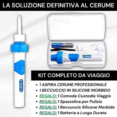 Aspiratore elettrico automatico intelligente per la pulizia dell'orecchio