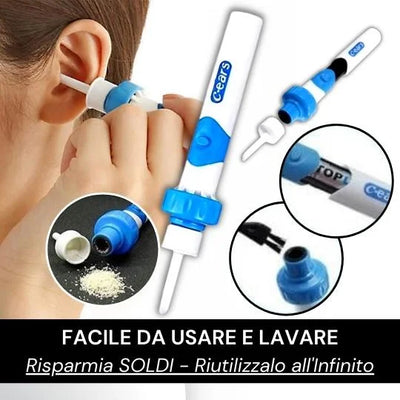 Aspiratore elettrico automatico intelligente per la pulizia dell'orecchio