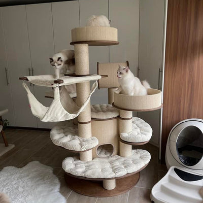 Wabra™ ﻿ torre di gioco per gatti multifunzionale
